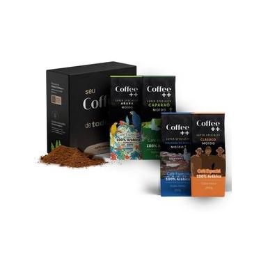 Imagem de Kit 4 Pacotes Café Especial Torrado e Moído Coffee Mais Clássico, Caparaó, Chapada e Arara