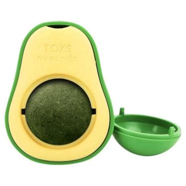 Imagem de Catnip Bola Bolinha Lambe Lambe Interativo Cor Abacate - ANIMALISSIMO
