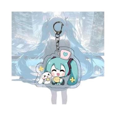 Imagem de Chaveiro De Acrílico Hatsune Miku Fofo, Pingente De Mochila De Anime, 