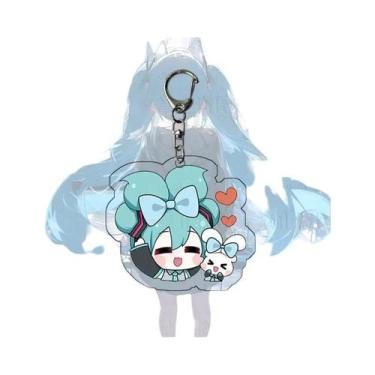 Imagem de Chaveiro De Acrílico Hatsune Miku Fofo, Pingente De Mochila De Anime, 