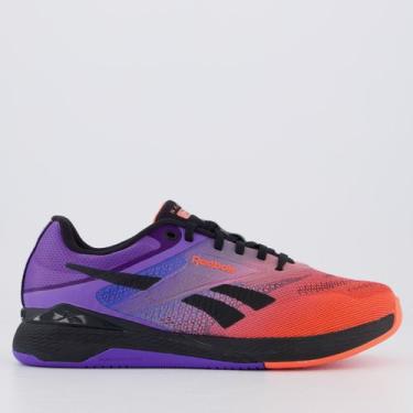 Imagem de Tênis Reebok Nano X5 Roxo e Laranja, 40