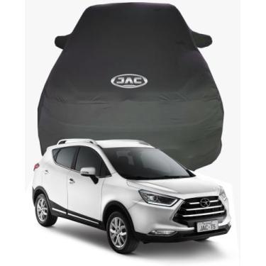 Imagem de Capa de Carro Jac T5 Tecido  Lycra Premium - Cadilhe Capas, Preto