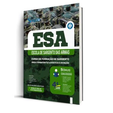 Imagem de Combo ESA - Sargento - Área: Combatente/Logística e Aviação - Editora 