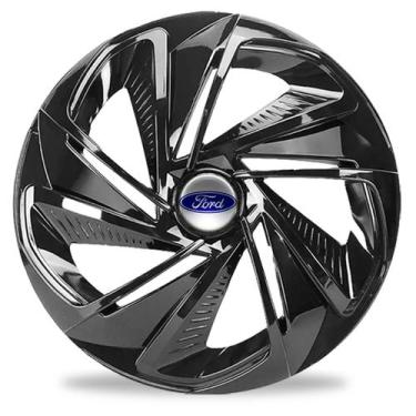 Imagem de Calota Esportiva Aro 14 Nitro Black Ford Ka Fiesta - Elitte