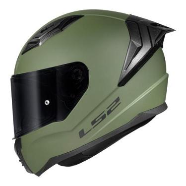 Imagem de Capacete Masculino Feminino Moto Ls2 FF810 Vigo Verde Fosco, Verde Fos
