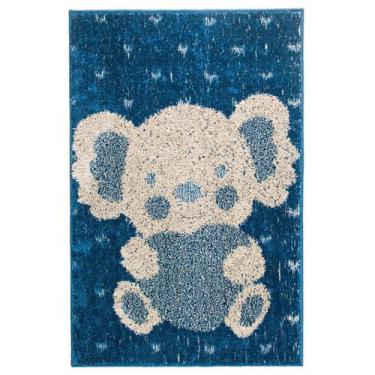 Imagem de Tapete Infantil Relevo Jazz Kids 1,00 X 1,50 Coala Azul - Oasis