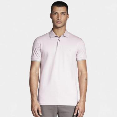 Imagem de Camisa Polo Aramis Basic 4 Frisos In25 Rosa Pastel Masculino, G