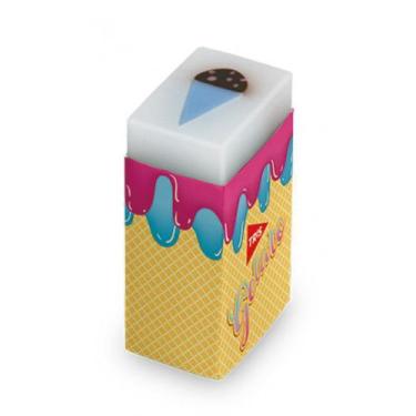 Imagem de Borracha Tris Gelato com Sorvertinhos Divertidos, AZUL