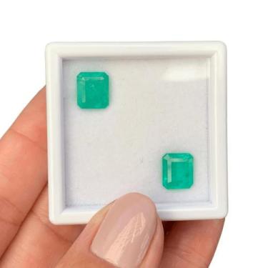 Imagem de Esmeralda EmeraldCut Par 4,81ct - ENE2ESE