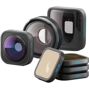 Imagem de Kit gopro de lentes e filtros da série hb para hero 13 black aktlm-001