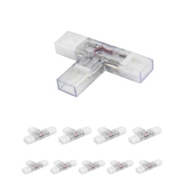 Imagem de 40 emenda t para fita led 2pinos - IMPORTADO