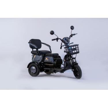 Imagem de Triciclo Elétrico 1000W Adulto Idoso Sem CNH com Cadeira para Mobilida
