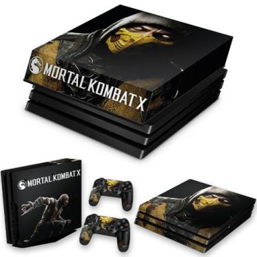 Imagem de Capa Anti Poeira E Skin Compatível Ps4 Pro - Mortal Kombat X - Pop Art