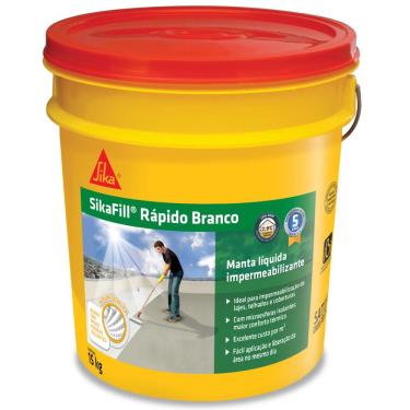 Imagem de Sikafill Rápido Branco 15 Kilos - BR78291 - sika