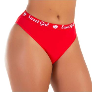 Imagem de Calcinha em Microfibra com Elástico Cós | 8044 Sweet Girl