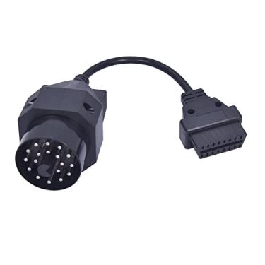 Imagem de Cabo adaptador de diagnóstico OBD OBD2 de 20 pinos AntiBreak, conector de 16 pinos OBD a 16 pinos, adaptador fêmea, cabo conector adaptador para 20 pinos E31 E34 E36 E39 E38 E53 X 5 Z3