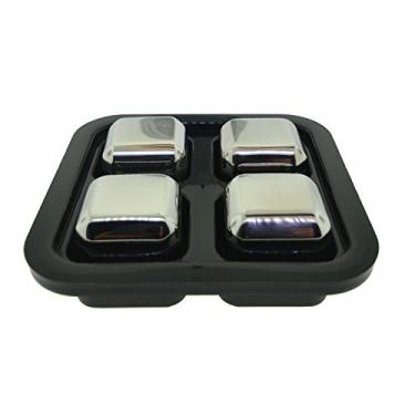 Imagem de Pedras de uísque de aço cirúrgico – Melhor – Cubos de gelo de uísque – 100% (1)