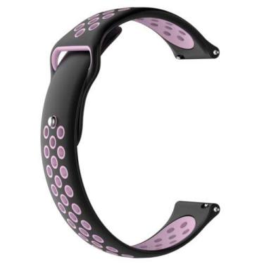 Imagem de Pulseira extra para Xiaomi Huami Amazfit Stratos (pace 2) (Preto com Rosa NK)