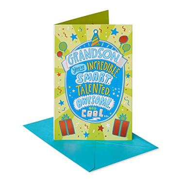 Imagem de American Greetings Cartão de aniversário para neto (gabando sobre você)