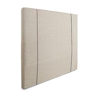 Imagem de Cabeceira Queen Estofada Plan Édez, 158 cm, Linho Bege