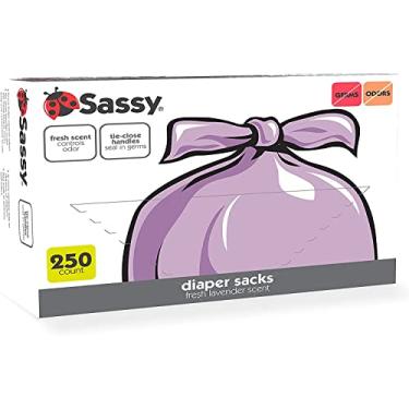 Imagem de Sassy Sacos de fraldas 250 ct - lavanda