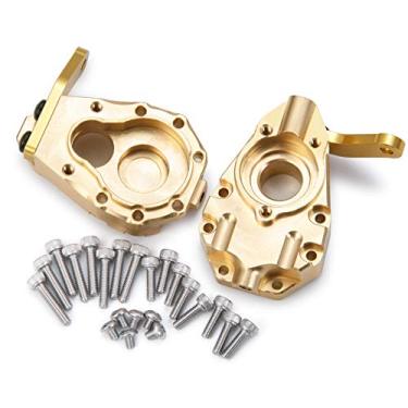 Imagem de 1 par de 135 g de metal de bronze dianteiro de volante Atualização para Crawler Traxxas TRX-4