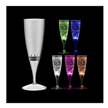 Imagem de Taça de Champanhe Acrilico com LED - 160mL