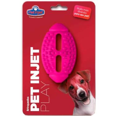Imagem de Brinquedo Pet Play Bola de Futebol Americano Rosa - Tam. Único