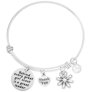 Imagem de Kivosliviz the Scout Jewelry for Troop Leader Scout Jewelry Pulseira de escoteira feminina