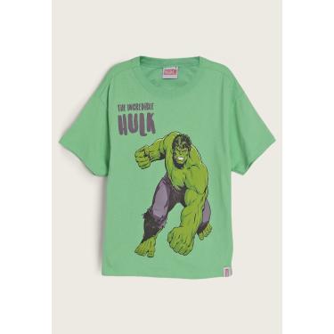 Imagem de Infantil - Camiseta Malwee Hulk Verde Malwee Kids 1000109109 menino
