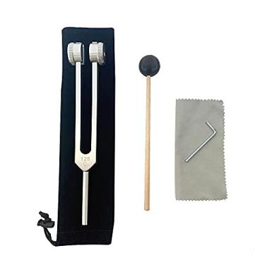 Imagem de Diapasão de 128 hz Diapasão médico ponderado biosônico para cura Diapason 128 hertz Diapason Medical Tuning Fork C128 F Sharp Tuning Fork 128HZ