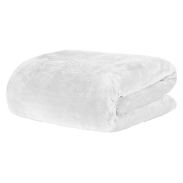 Imagem de Cobertor Manta Casal Blanket Branco Kacyumara