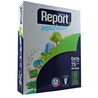 Imagem de Papel Sulfite Carta Report Office Branco 75G 216x279mm 500 Folhas