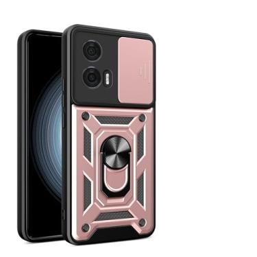 Imagem de Capa compatível com Motorola Moto S50 Neo, com capa de lente de câmera deslizante compatível com Motorola Moto G85 5G XT2427-1 XT2427-2 XT2427-3 / Moto S50 Neo XT2427-4 capa rosa
