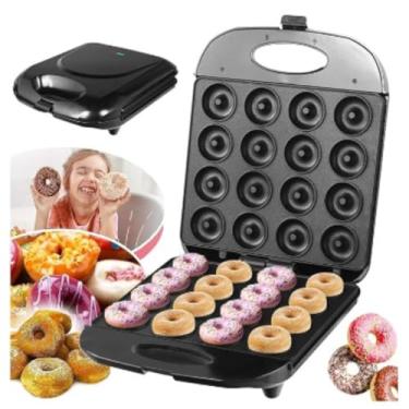 Imagem de Maquina de Donuts 16 Furos Aparelho Para Fazer Assar Rosquinha Mini Donut 110V 220V (220, Volts)