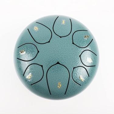 Imagem de Tambor de chuva, tambor de chuva para o exterior quando chove, tambor de chakra, tambor de chakra para chuva ao ar livre, 15 cm 8 notas, tambor de chuva musical à prova d'água, aproveite a sinfonia de