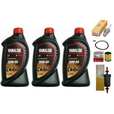 Imagem de Revisão Fazer250 19 Filtro Oleo + Filtro Combustível + Vela  - Valflex