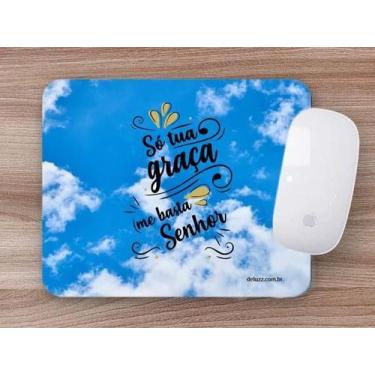Imagem de Mouse Pad Emborrachado Personalizado Só Tua Graça - Deluzz