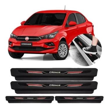 Imagem de Soleira Sport Proteção Porta 4 Portas 8 Peças -  - Resitank, Fiat Cron