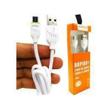 Imagem de Cabo Usb Kaidi Kd320M 2.4a Micro Usb Branco