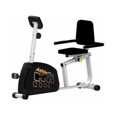 Imagem de Bicicleta Ergométrica Horizontal Athletic CLBH10 Magnética 150kg, Prat