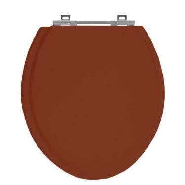 Imagem de Tampa Vaso Ravena Caramelo Bacia Deca Mdf Laqueado Caramelo - Sicmol