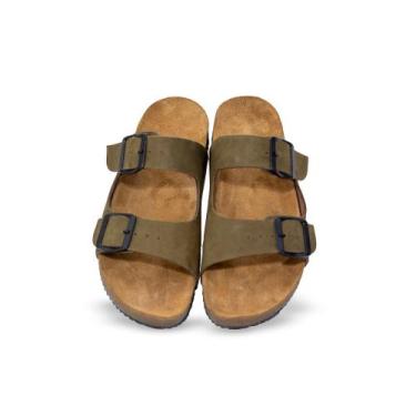 Imagem de Sandália Feminina Rasteirinha Couro Legítimo Confort Fivela Original 5