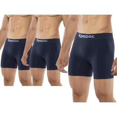 Imagem de Kit 3 Cuecas boxer sem costura poliamida anti assadura escolha as core