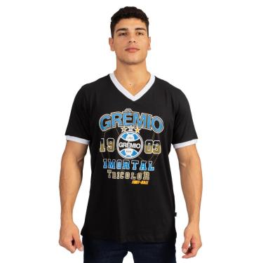 Imagem de Camiseta Masculina Grêmio Oficial Imortal Tricolor Surf Center-Masculino