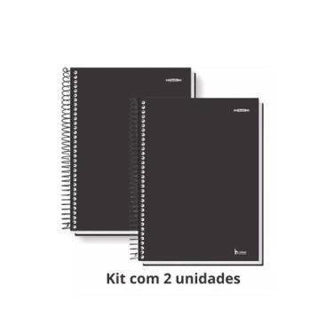 Imagem de Caderno Espiral Kit 2 Un Capa Dura Pequeno Com Linhas - Tamoio