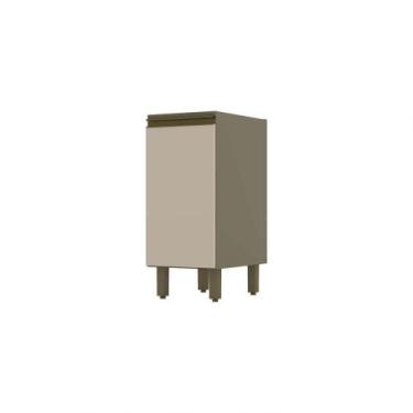 Imagem de Balcão 01 Porta 40 Cm Connect Henn Duna Com Cristal
