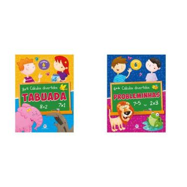 Imagem de Kit Livros Apoio Escolar - Tabuada e Probleminhas - Ciranda Cultural