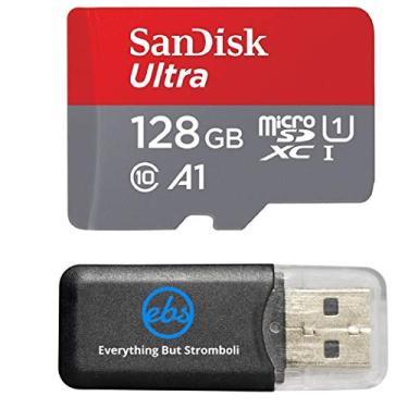 Imagem de Sandisk Cartão de memória Micro SDXC Ultra MicroSD TF Flash 128GB 128G Classe 10 funciona com Go Pro Hero 4 Hero Session Gopro 4 com leitor de cartão de memória Everything But Stromboli..