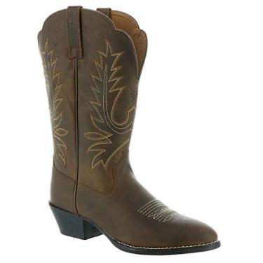 Imagem de Ariat Bota masculina Heritage Crepe, Marrom envelhecido, 8.5 Wide